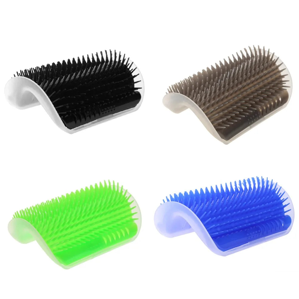 Cat brush corner with catnip cat massage self-grooming cat tickling comb cat products pet grooming products