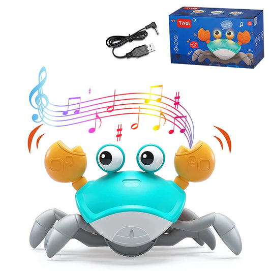 Crawling Crab Baby Toy with Music