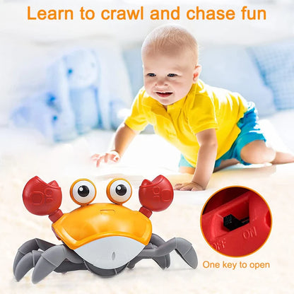 Crawling Crab Baby Toy with Music