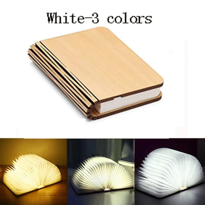 Wooden Book Light
