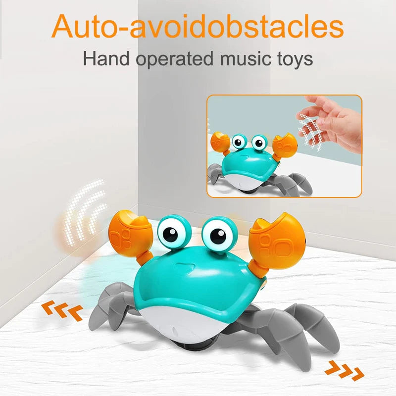 Crawling Crab Baby Toy with Music