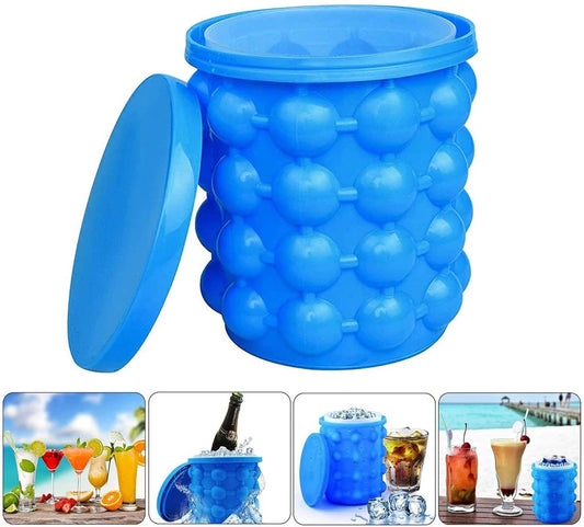 Silicone Ice Cube Bucket Mold